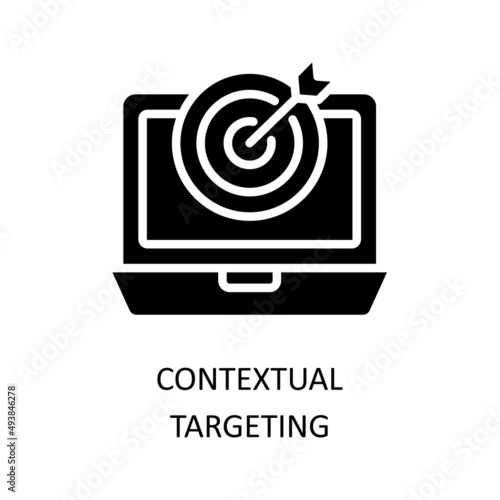 Contextual Targeting Vector Solid icons for your digital or print projects.