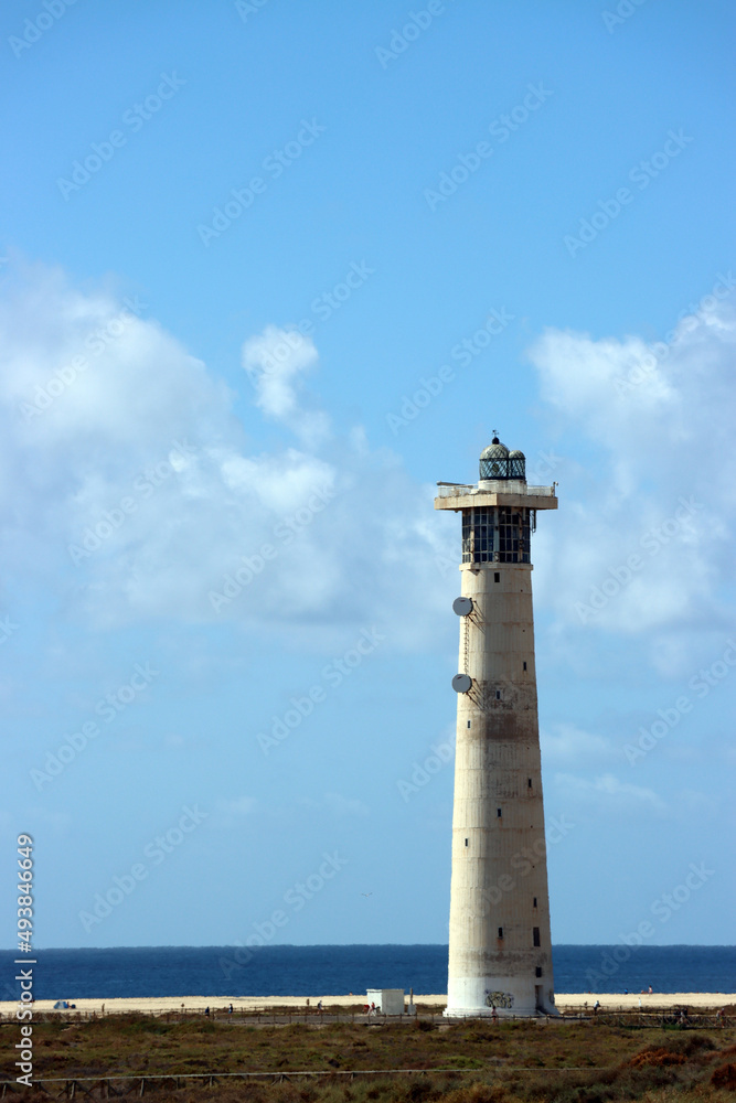 Leuchtturm an der Playa del Matorral