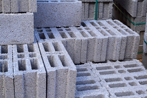 concrete blocks for building a house