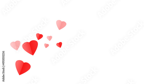 Foto Love letter, paper heart, love, romance, good feelings, emotional state, marriag
