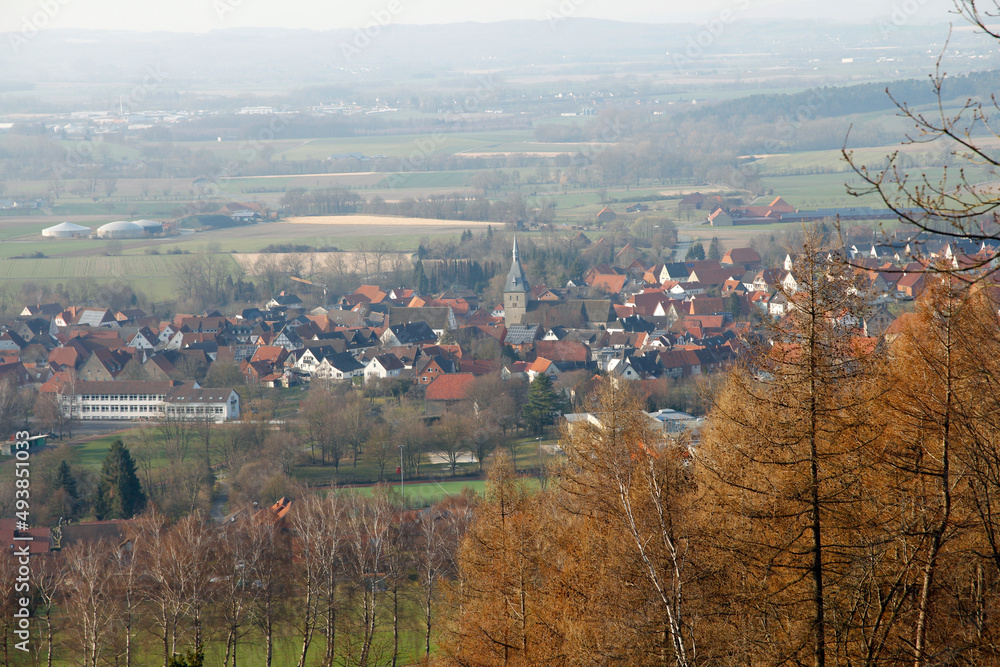 Small town nieheim into Kreis höxter