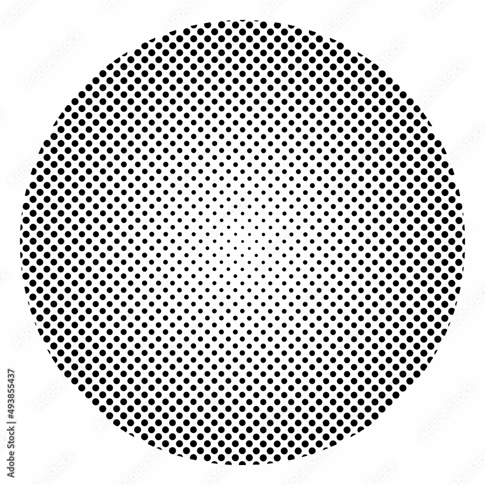 Halftone pattern with black polka dots Modern backdrop Overlay Vector illustration EPS 10