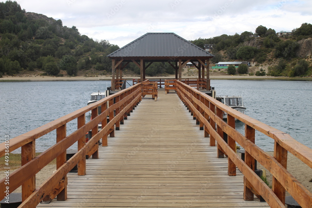 Naklejka premium beautiful landscape of patagonia argentina