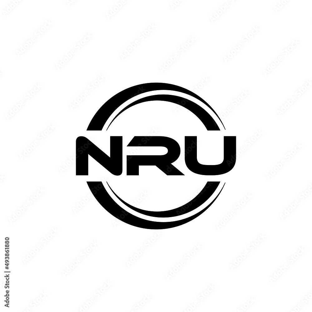 NRU letter logo design with white background in illustrator, vector logo modern alphabet font overlap style. calligraphy designs for logo, Poster, Invitation, etc. NRU letter logo design with white background in illustrator, vector logo modern alphabet font overlap style. calligraphy designs for logo, Poster, Invitation, etc.