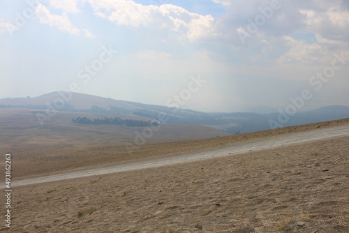 Volcano landscape of patagonia argentina