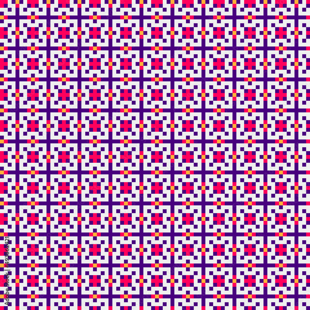 Abstract Cross Pattern generative computational art illustration Abstract Cross Pattern generative computational art illustration