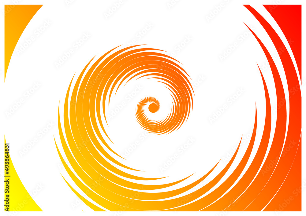 abstract background with orange spiral abstract background with orange spiral