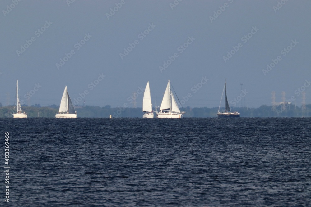 Fototapeta premium yacht in the sea