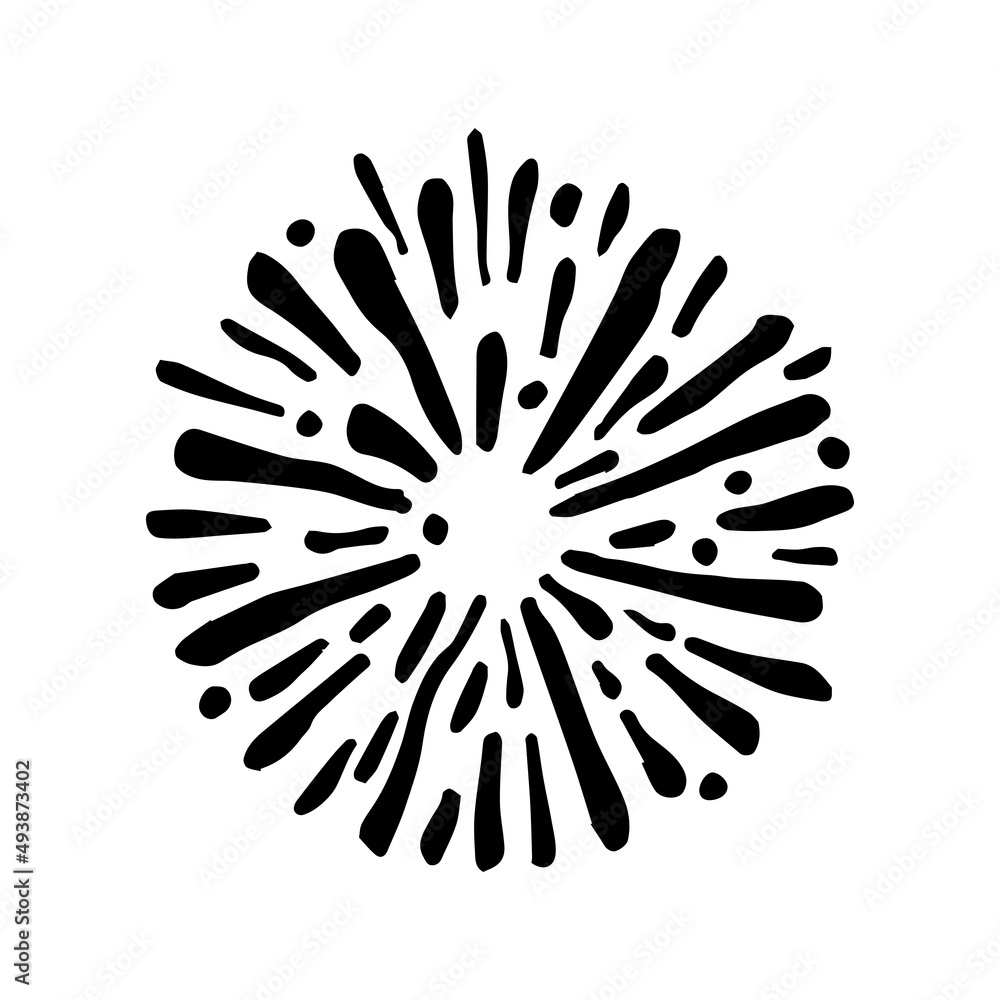 starburst hand drawn, vector illustration. starburst hand drawn, vector illustration.