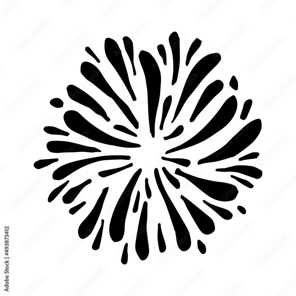 starburst hand drawn, vector illustration. starburst hand drawn, vector illustration.