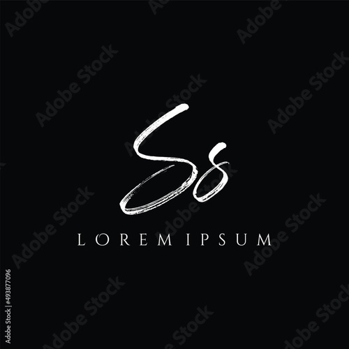 Letter SS luxury logo design vector