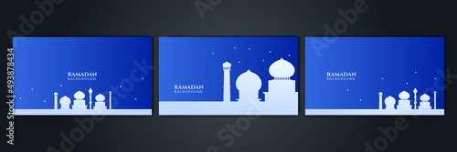 Islamic Background Design for Ramadan Kareem Vector Template Illustration