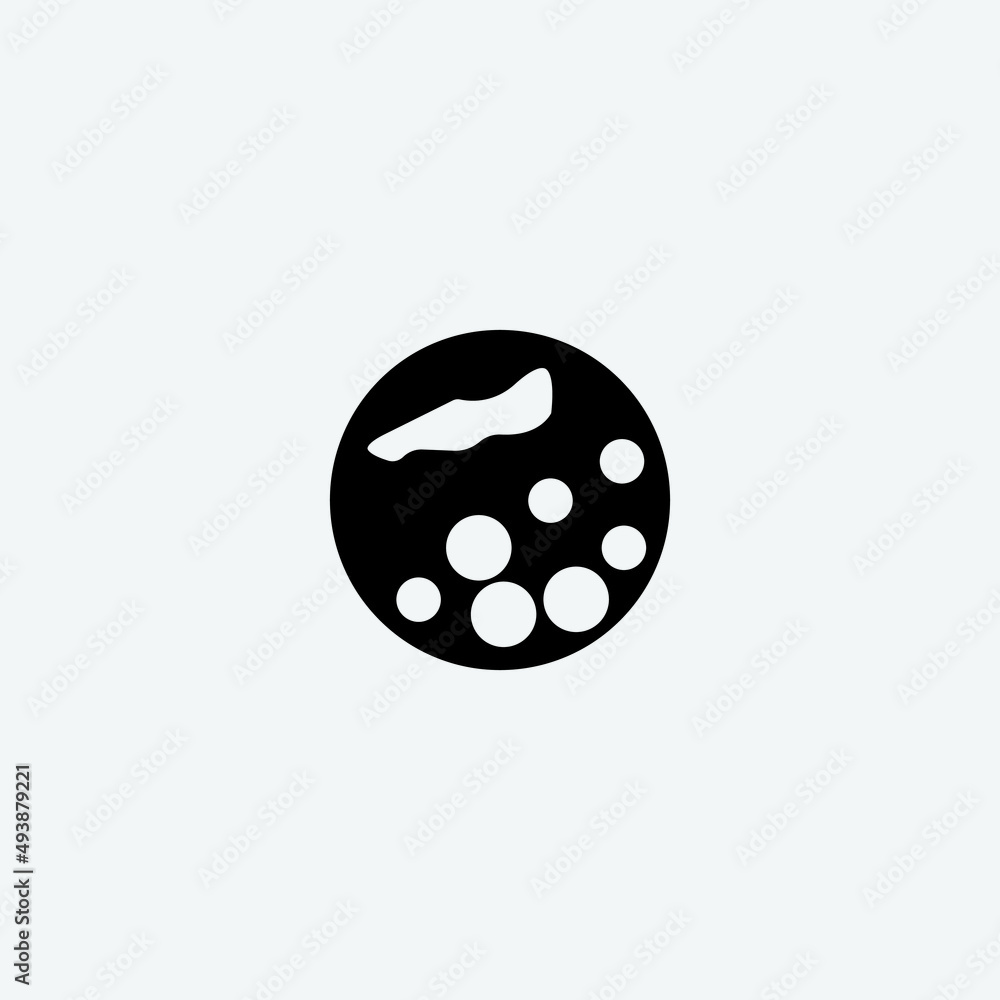 Cholesterol vector icon illustration sign Cholesterol vector icon illustration sign