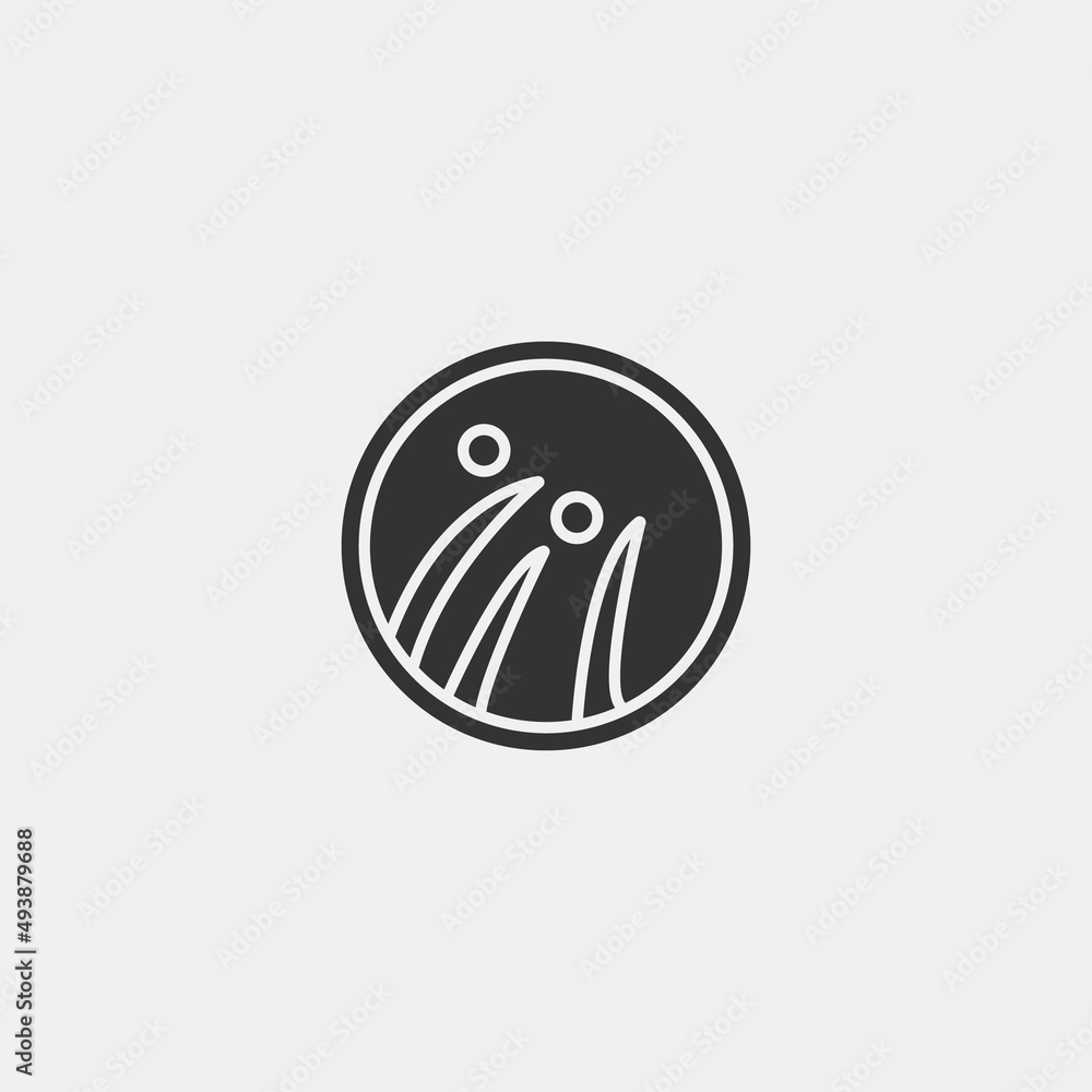 Obraz premium Conditioner vector icon illustration sign