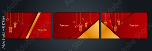 Islamic Background Design for Ramadan Kareem Vector Template Illustration
