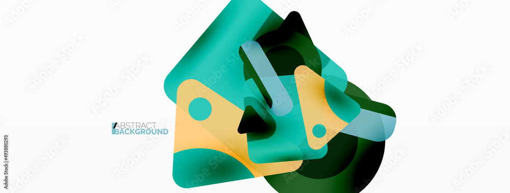 Line, triangle, square and circle primitive composition. Vector geometric minimal abstract background for wallpaper, banner, background, landing page Line, triangle, square and circle primitive composition. Vector geometric minimal abstract background for wallpaper, banner, background, landing page