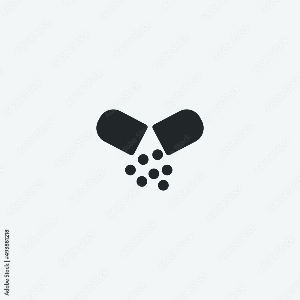 Omega vector icon illustration sign Omega vector icon illustration sign