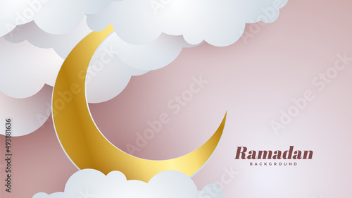 Islamic Background Design for Ramadan Kareem Vector Template Illustration