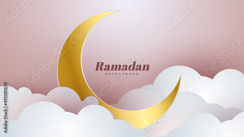 Islamic Background Design for Ramadan Kareem Vector Template Illustration