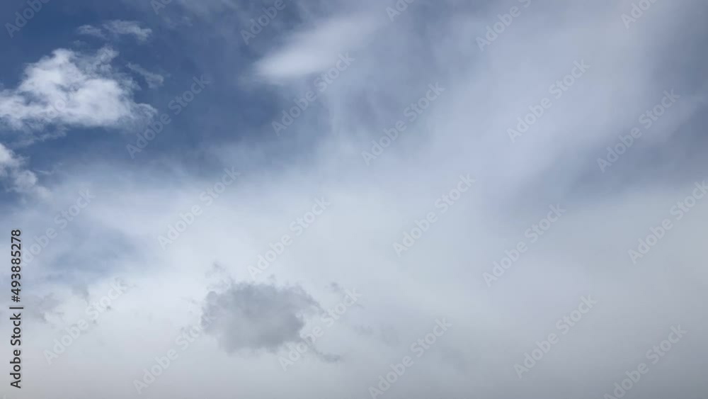 北海道の青空と雲 タイムラプス 北海道の青空と雲 タイムラプス