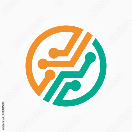 O letter tech icon