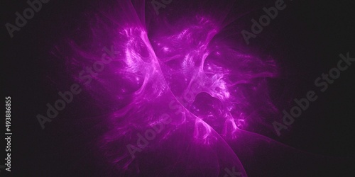 3D rendering abstract multicolor fractal background