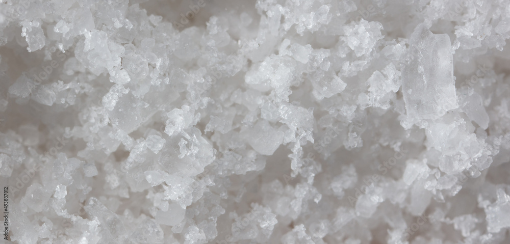 White ground salt as background. White ground salt as background.