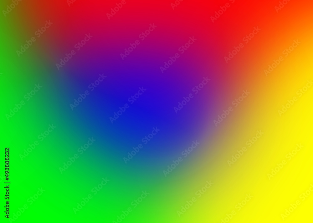 red blue green yellow gradient