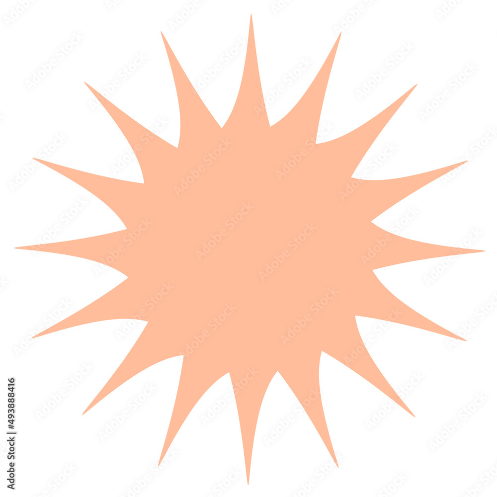 Pop and simple explosive balloon separately(orange) Pop and simple explosive balloon separately(orange)