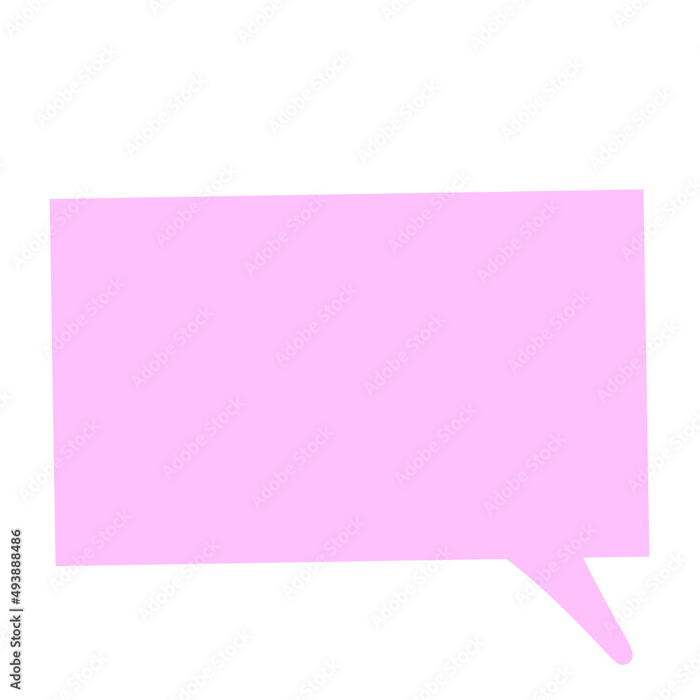 Pop and simple speech bubble separately Pop and simple speech bubble separately