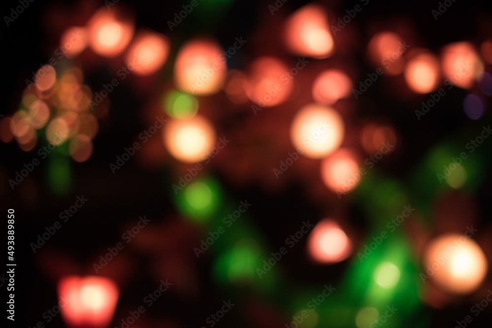 abstract bokeh light of the garden lamps in Semarang Indonesia abstract bokeh light of the garden lamps in Semarang Indonesia