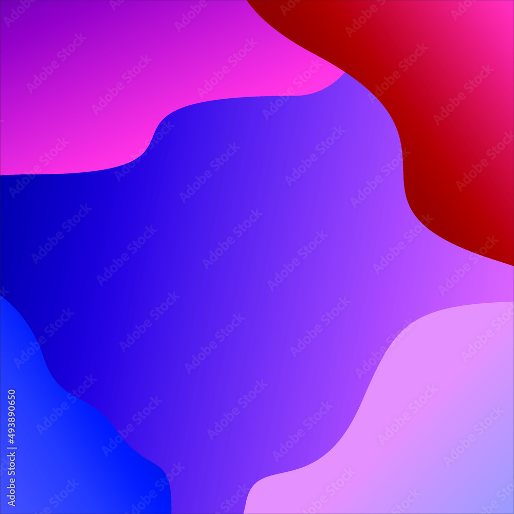 dynamic liquid flat design background