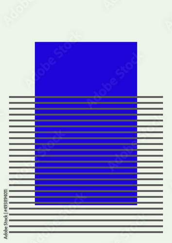 Vintage bauhaus memphis geometric colorful abstract design background