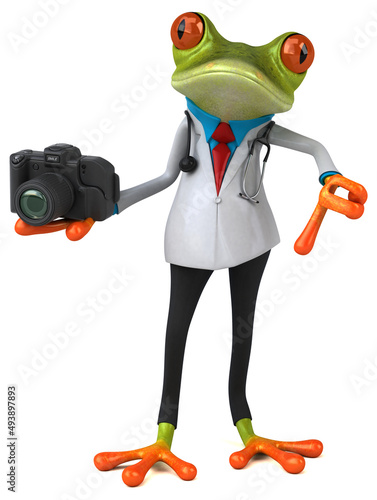 Frog doctor - 3D Illustration