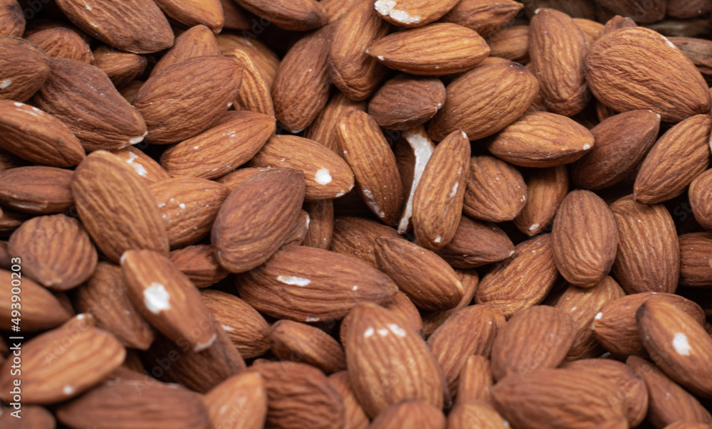 close up of almonds close up of almonds