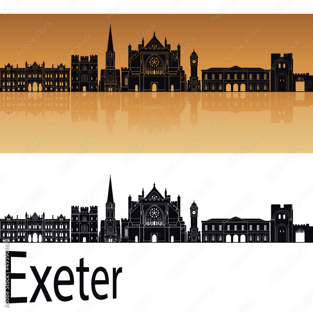 exeter city skyline in ai format