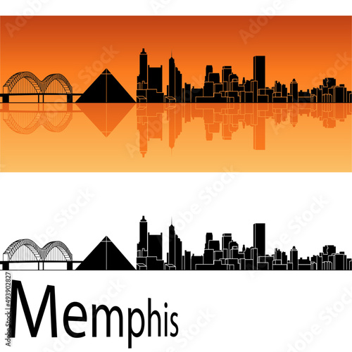 memphis city skyline in ai format