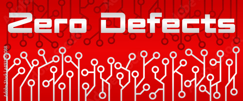 Zero Defects Red Circuit Neon Top Bottom 