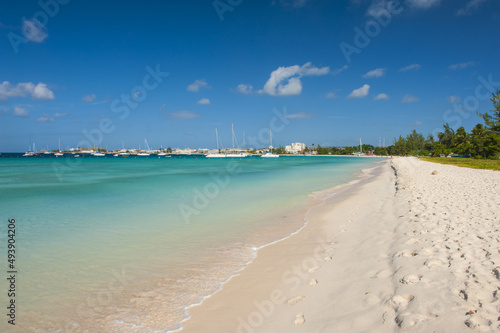 Schilderij op canvas Pebbles Beach in Barbados