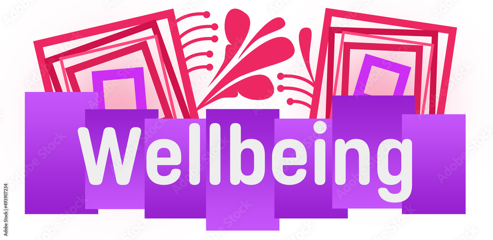 Wellbeing Pink Purple Stripes Squares Borders Design Elements Top Wellbeing Pink Purple Stripes Squares Borders Design Elements Top