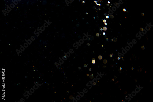 Vintage black bokeh for festival day