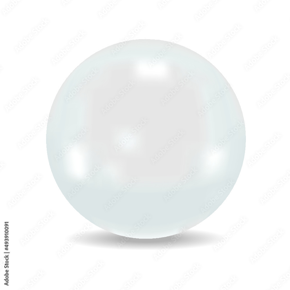 3D ball. White sphere isolated on a white background 3D ball. White sphere isolated on a white background