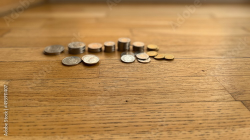Obraz na płótnie CHF coins of Switzerland