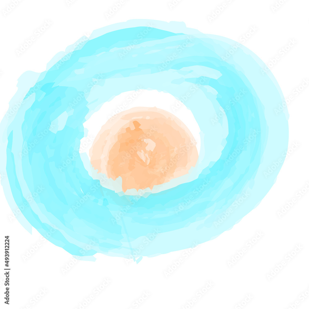 Watercolor Swirl Brushstroke Watercolor Swirl Brushstroke