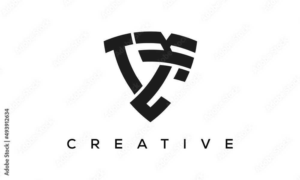 TLK letters logo, security Shield logo vector TLK letters logo, security Shield logo vector