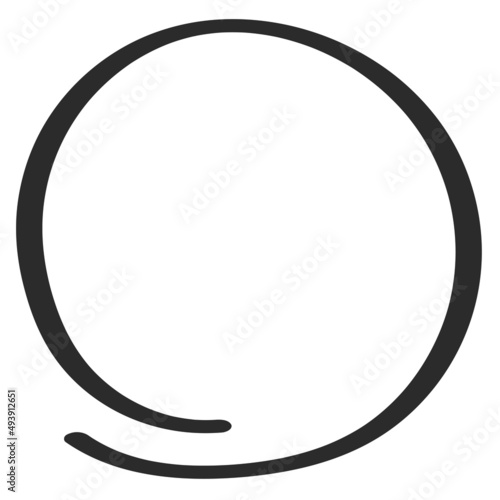 Draw circle with marker, ro...