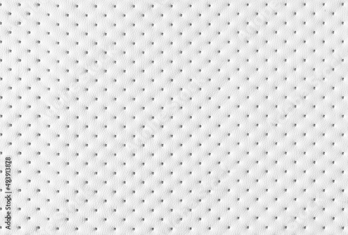 White dotted quilted leather soft background pattern