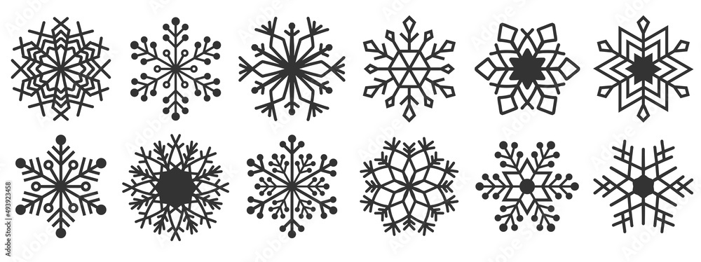 Great design holiday snowflakes isolate on blue background. Vector illustration. Great design holiday snowflakes isolate on blue background. Vector illustration.