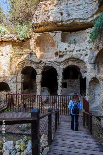 King Tombs view in Samandag Town of Hatay Province