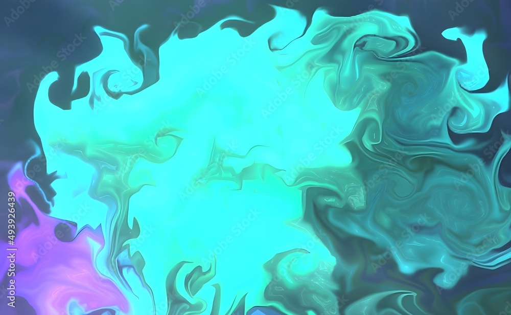 Beautiful abstract ART background - random free mixing of paints in technique of liquid acrylic. Artistic image of swirl veins marble texture in turquoise beige tones. Beautiful abstract ART background - random free mixing of paints in technique of liquid acrylic. Artistic image of swirl veins marble texture in turquoise beige tones.